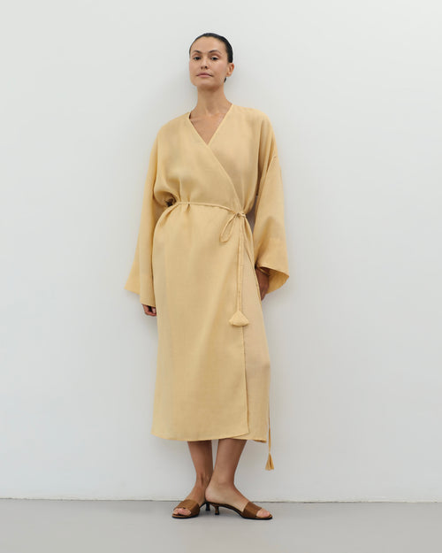 Aura Kimono-Dress in Sand