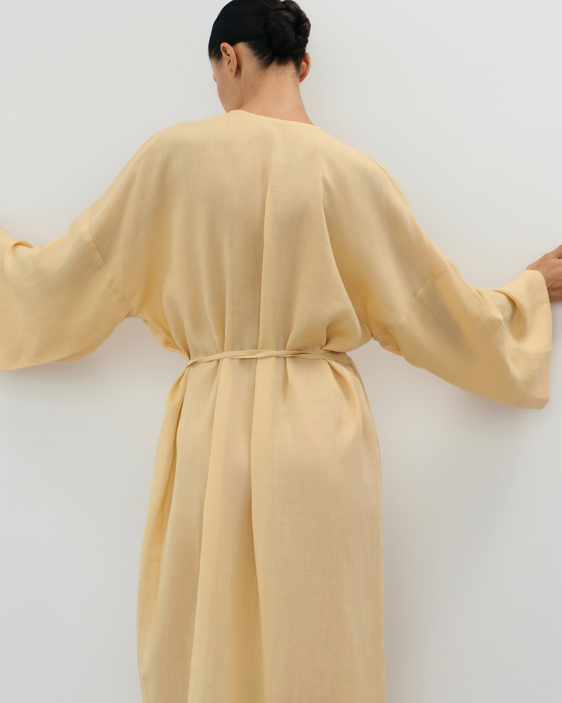 Aura Kimono-Dress in Sand