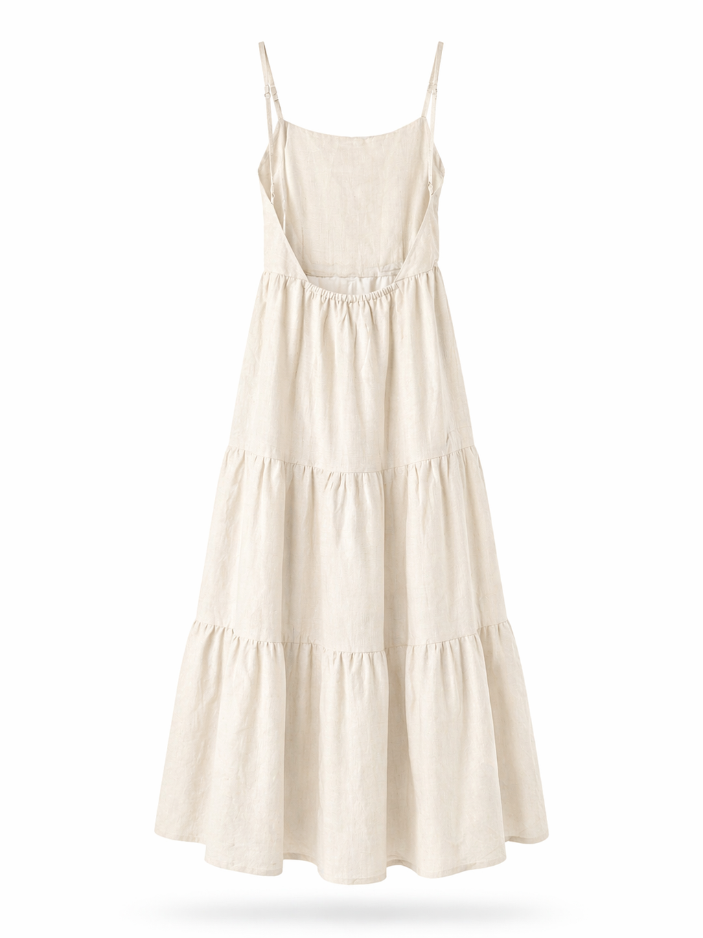 Murava Open Back Dress in cream