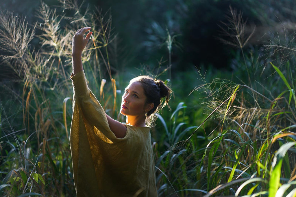 Malaa Linen Dress