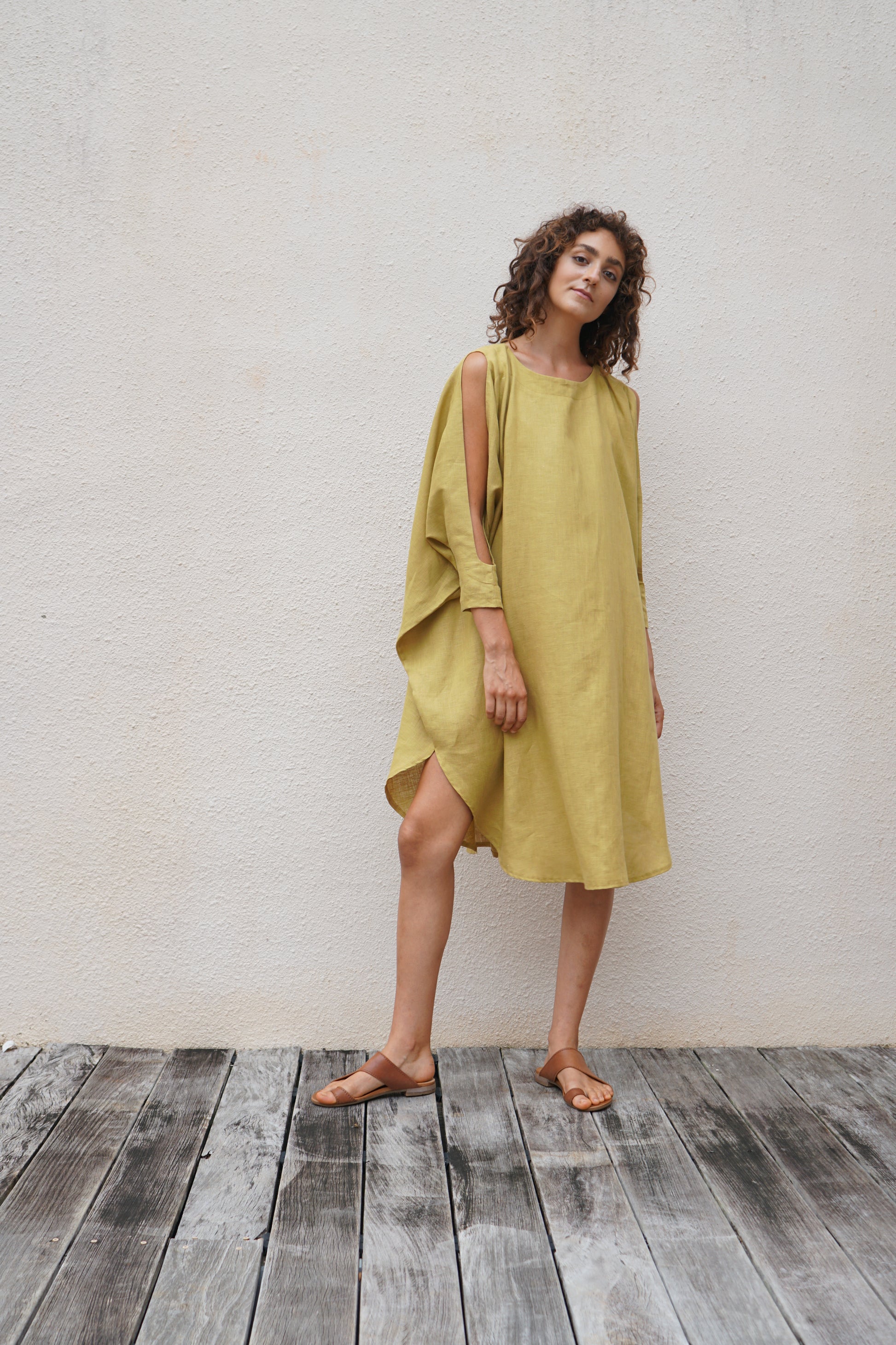 Malaa Linen Dress