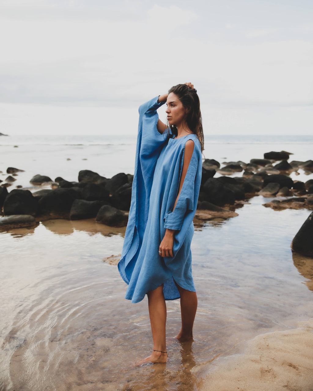Malaa Linen Dress