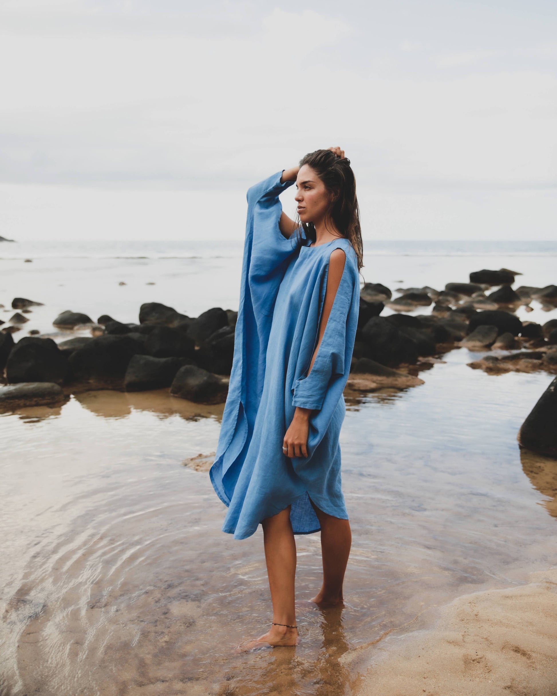 Malaa Linen Dress