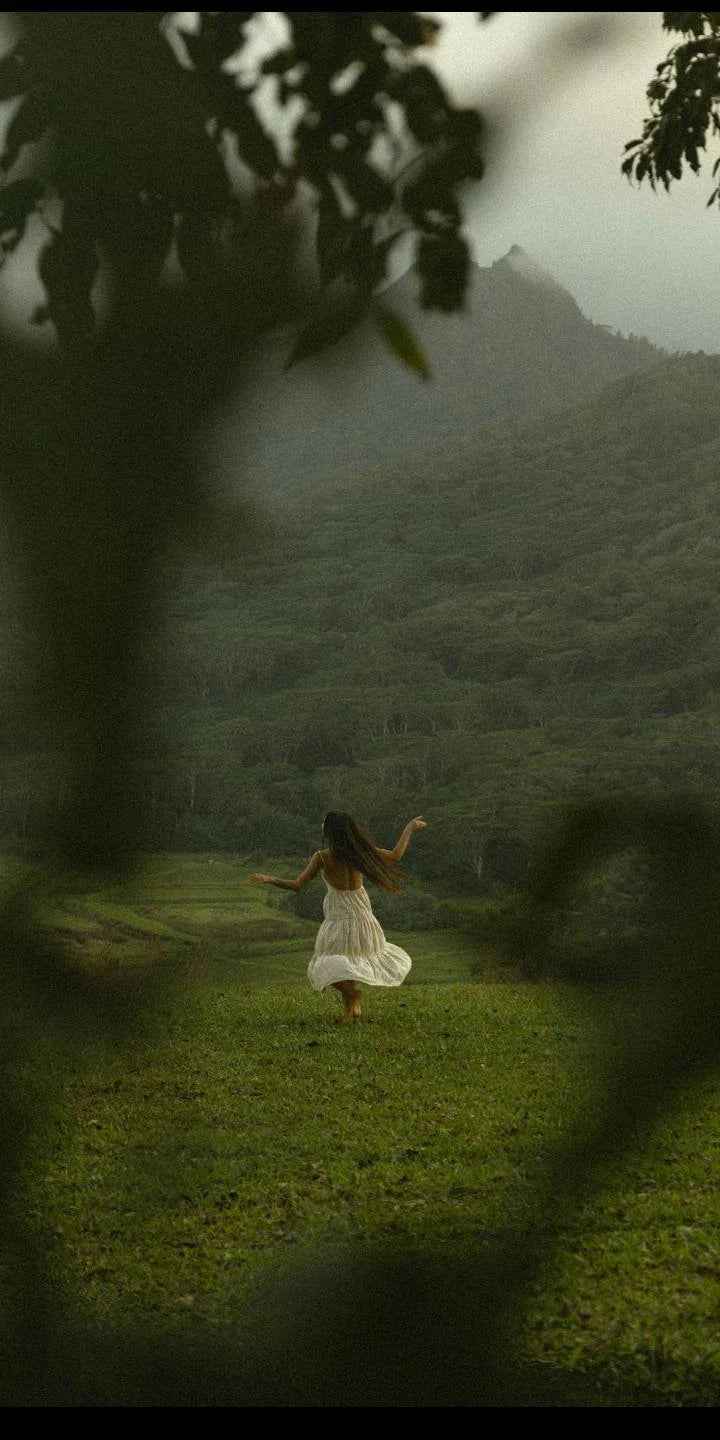 Murava Open Back Dress in cream