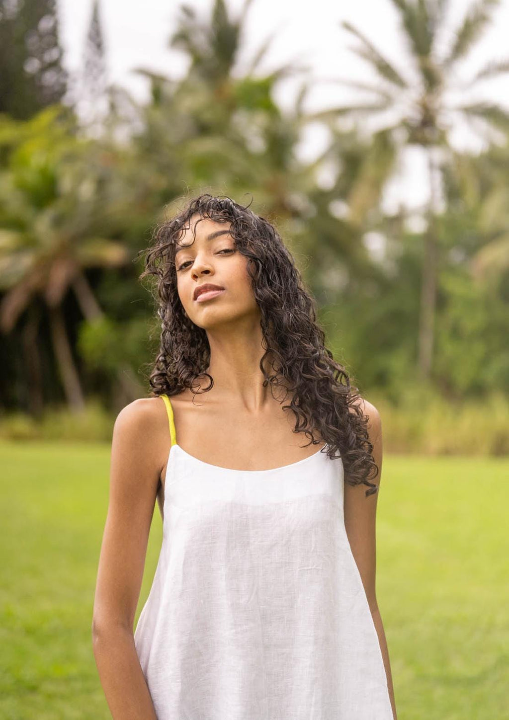 Kamla Linen Mini Dress