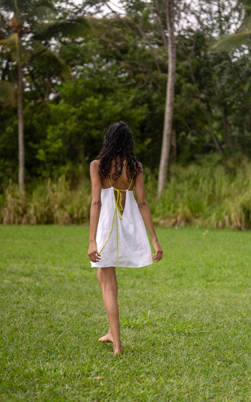 Kamla Linen Mini Dress